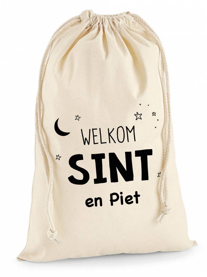 Sinterklaaszak welkom sint & piet für den Großhandel von Label2X B.V.