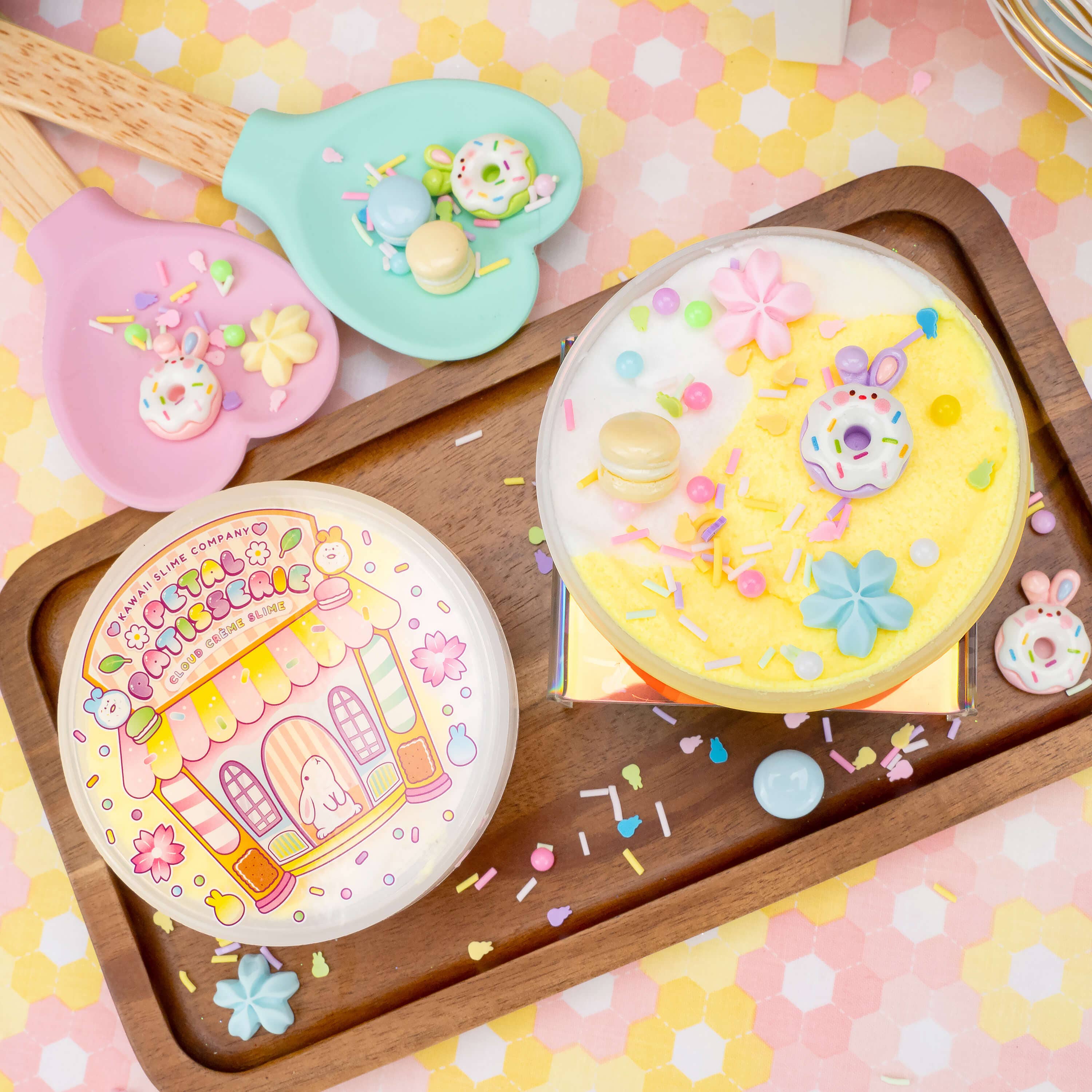 Kawaii Slime Company - Wholesale Putty/slime – Child - Petal Patisserie Cloud Creme Slime (4pcs/case)5