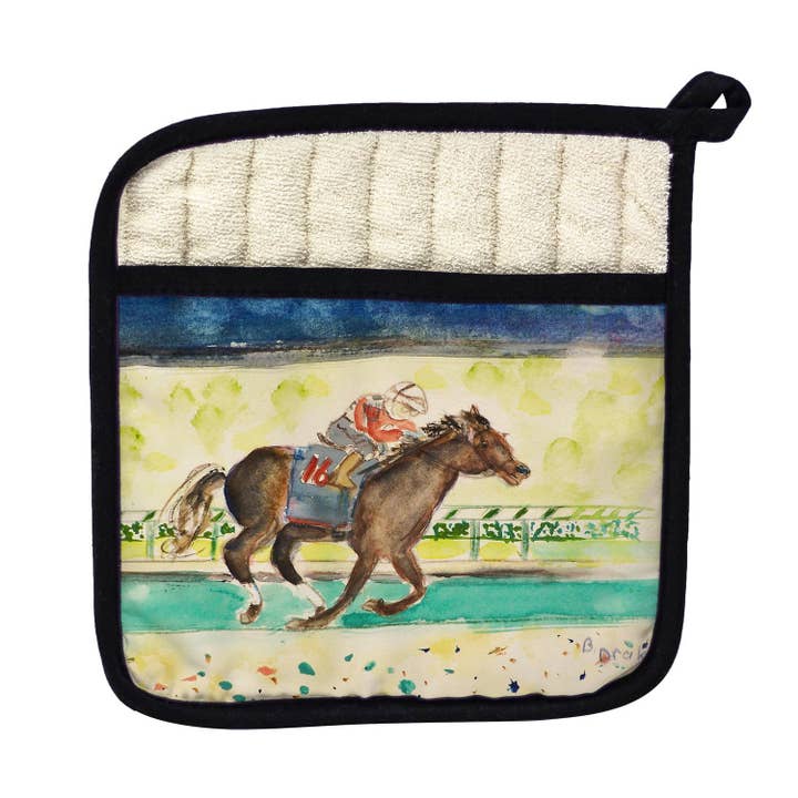 Derby Winner Pot Holder for wholesale by Betsy Drake Interiors