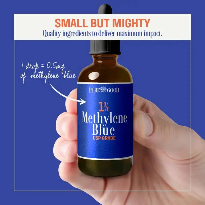 Sparkles Gift & Party Shop - Wholesale Oral Supplement/Vitamin - 100 Bottles of Pharmaceutical-grade Methylene Blue 1%
