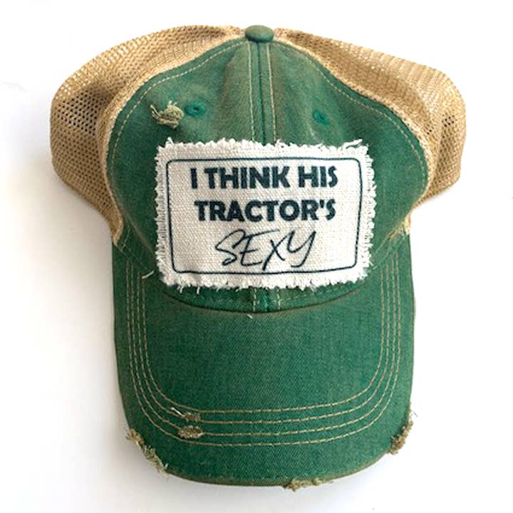 Lulu & Ash - Wholesale Trucker Hat - Women's - I THINK HIS TRACTOR'S SEXY Trucker Hat