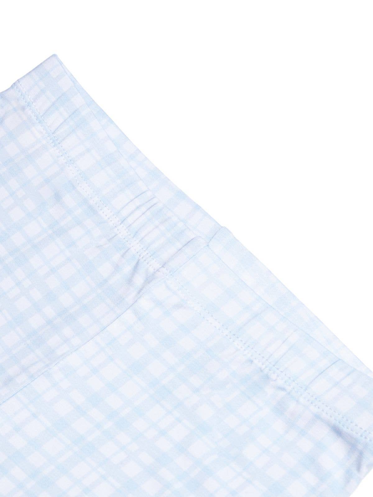 Lilulila - Wholesale Lounge Set - Kids - Conjunto de dos piezas de bambú Vichy azul3