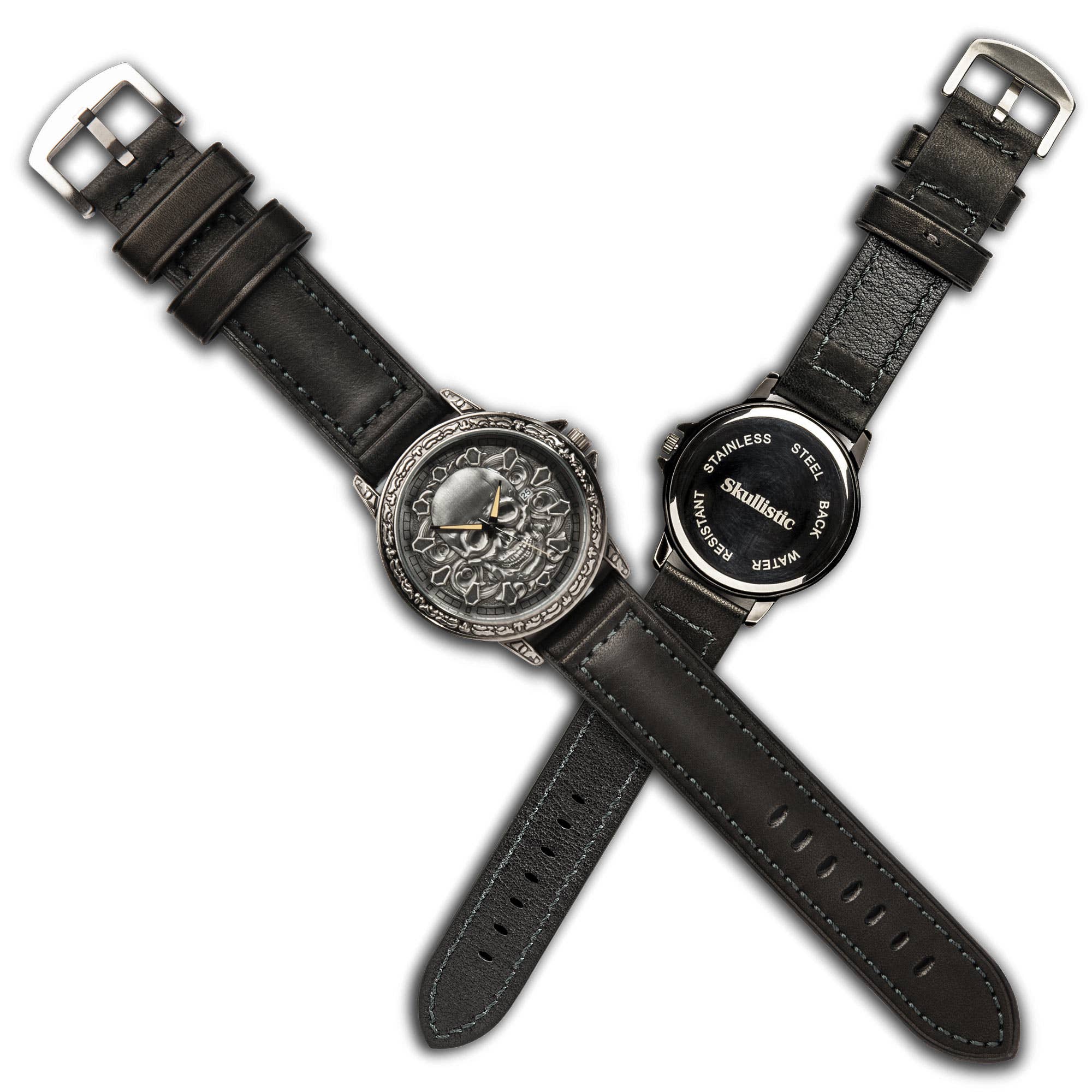 Zapps Clothing - Wholesale Wrist Watch - Unisex - Skullistic 3D Carved Skull Unisex Watch5