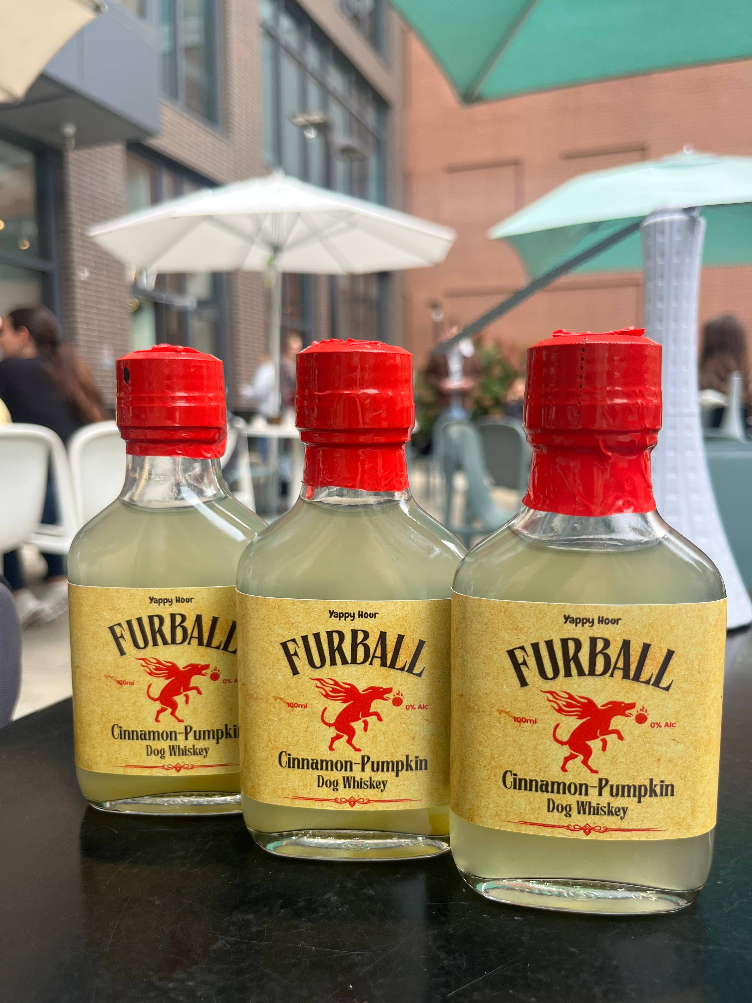 Yappy Hour - Wholesale Pet Treats - Dog - Furball Dog Whiskey Minis 100ml | Pumpkin | 12ct1