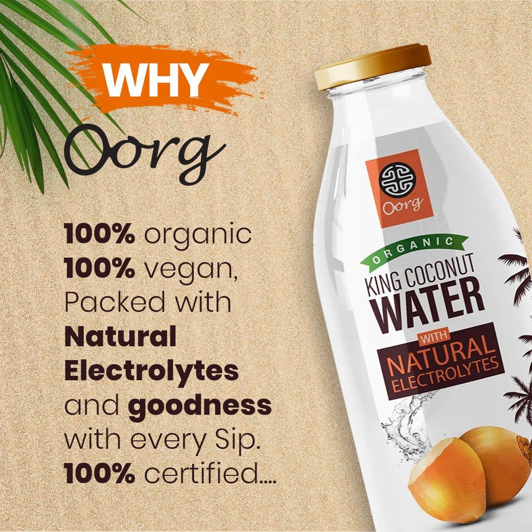 OORG - Wholesale Wellness Juice/Tonic - OORG Organic King Coconut Water 350ml2
