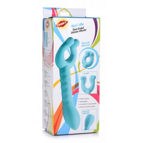 Frisky - Wholesale Sex Toy - Yass! Vibe Dual-Ended Silicone Vibrator