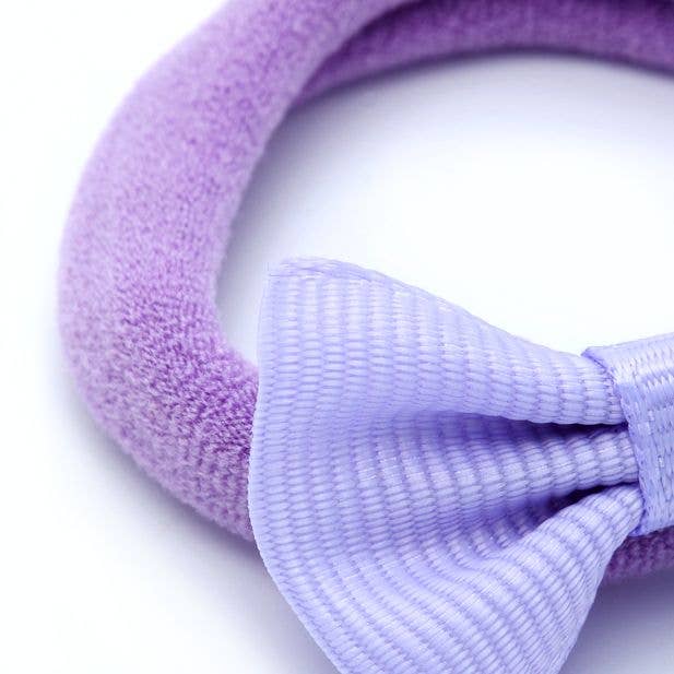 Inca UK – Großhandel Haarschleife – Kinder – Elastische Jersey-Bänder, Schleifenmotiv, 4 Stück, 8 mm dick2