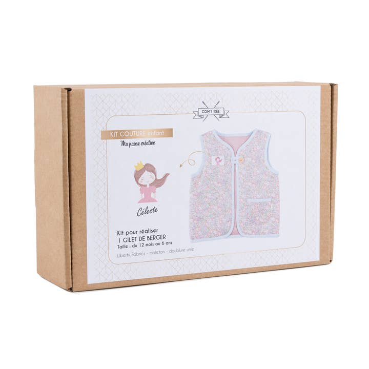 Girl's Shepherd Vest Kit | Céleste for wholesale by Com'1 Idée