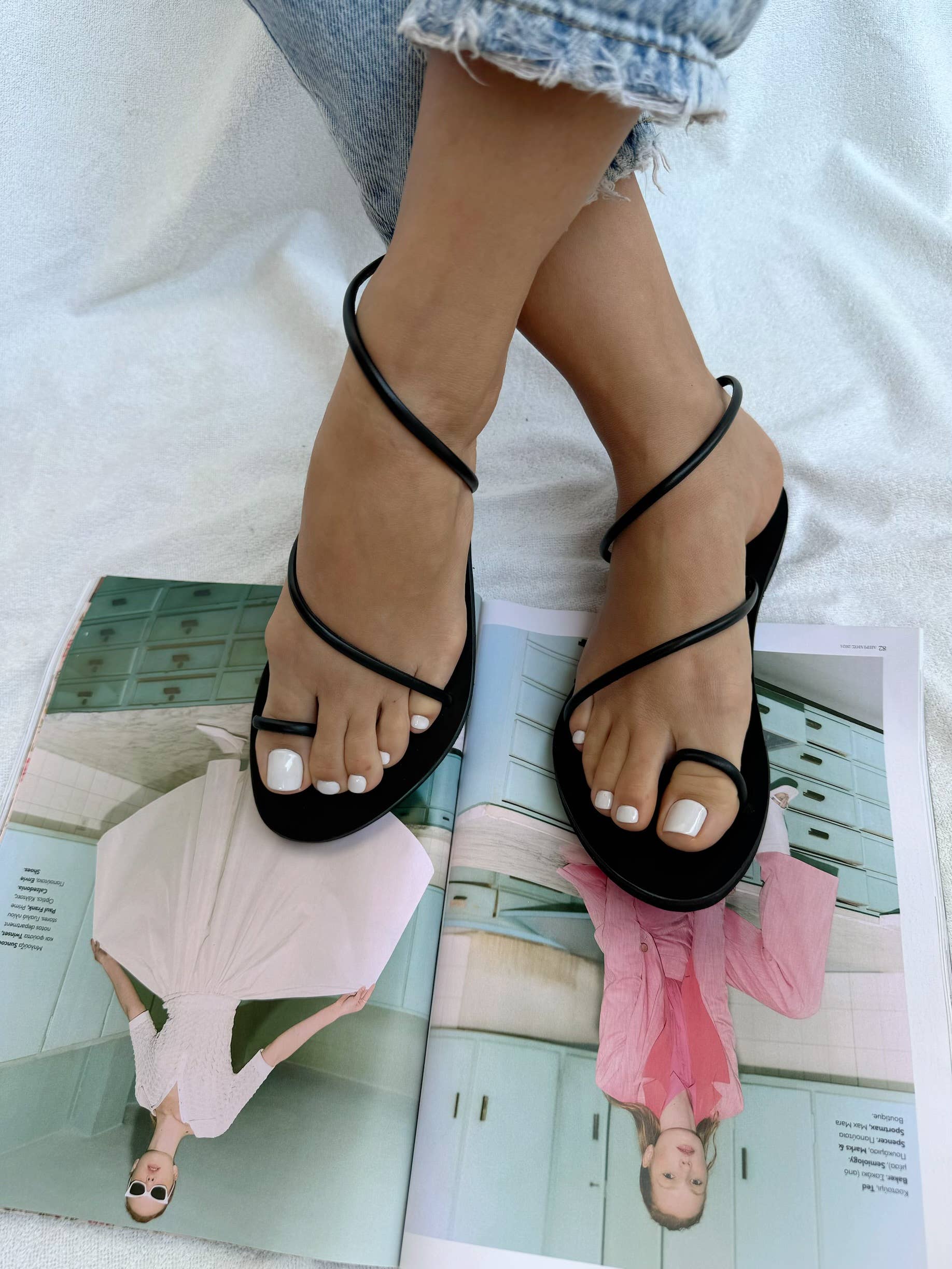 Christina Christi - Wholesale Sandals - Women's - Leather Sandals Women, Minimal Strappy Sandals,Leather shoes1