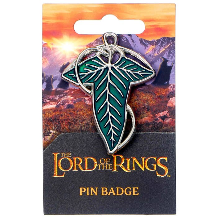 Collector's Outpost - Wholesale Reversspeld/knoop - Lord of the Rings elfblad broche met emaille1