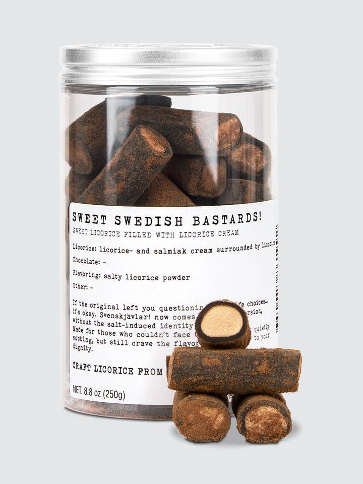 Sacrés Suédois ! pour la vente par Haupt Lakrits USA