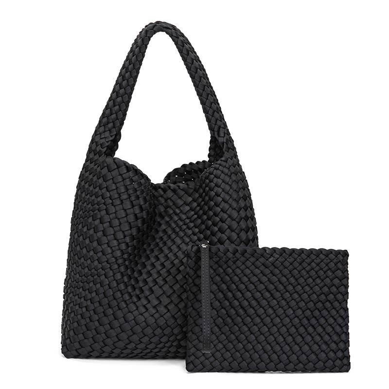 Crave by FW - Wholesale Tote Bag - Women's - Autumn Woven Neoprene Tote Bag4
