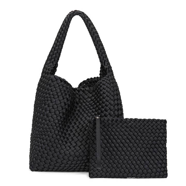 Crave by FW - Wholesale Tote Bag - Women's - Autumn Woven Neoprene Tote Bag4