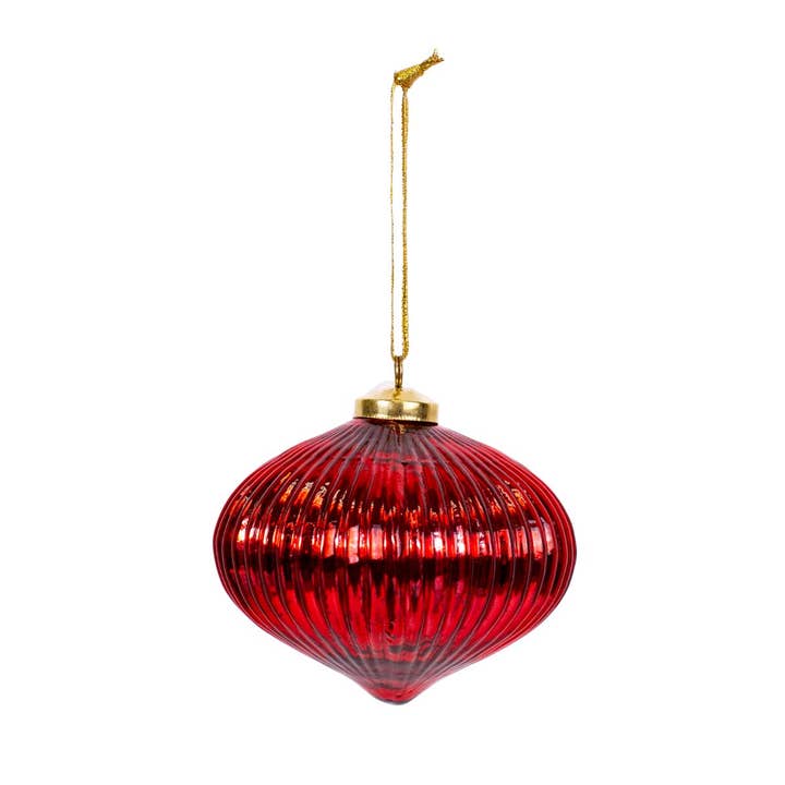 Ornamento Mariani Rosso 4" per la vendita all'ingrosso da parte di The Royal Standard