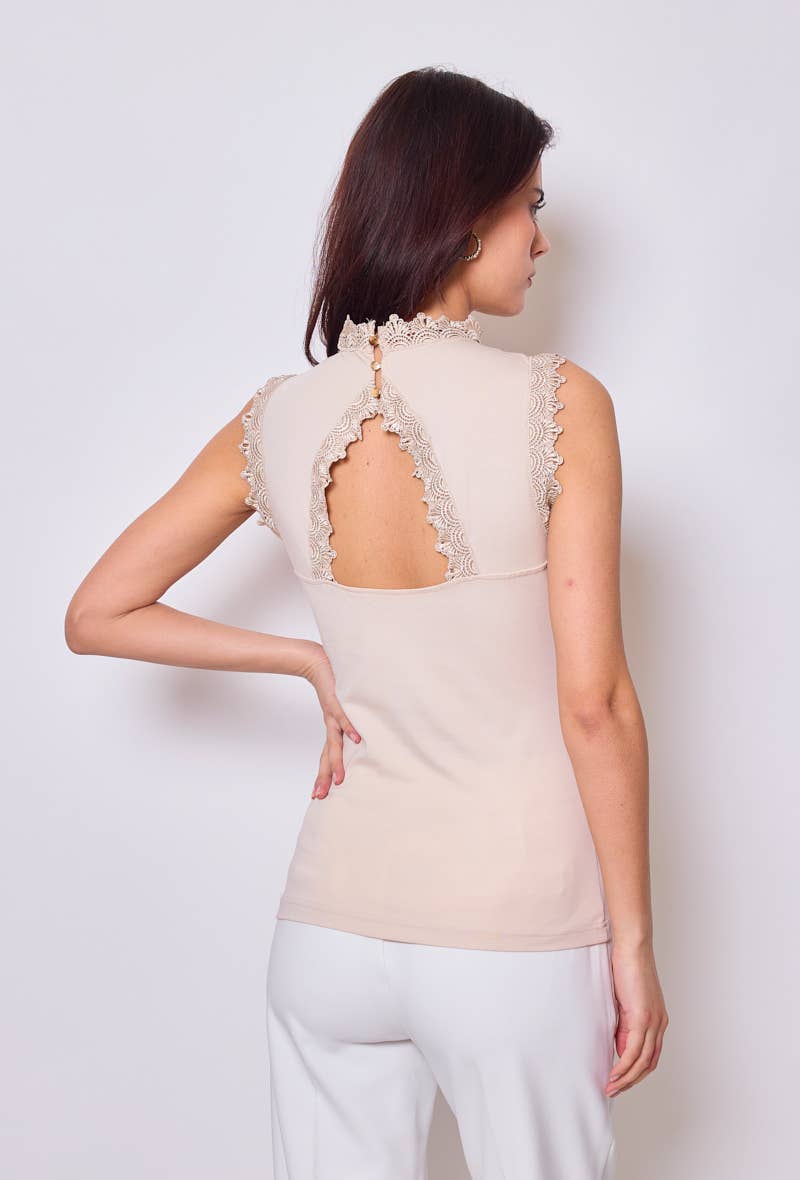 LULUMARY - Vendita all'ingrosso Camicetta - Donna - Top in pizzo H06111