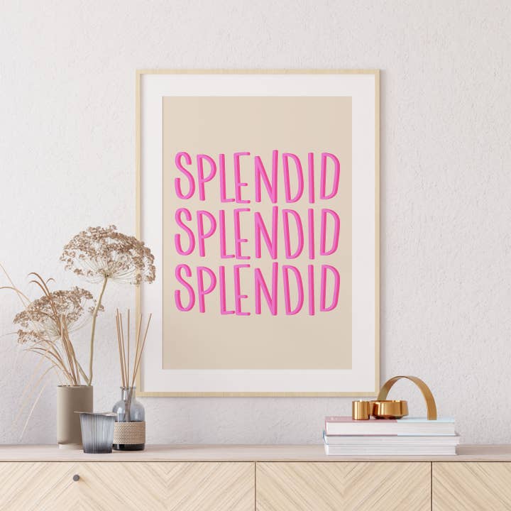 Impressão artística SPLENDID No.85 por atacado de el&chic