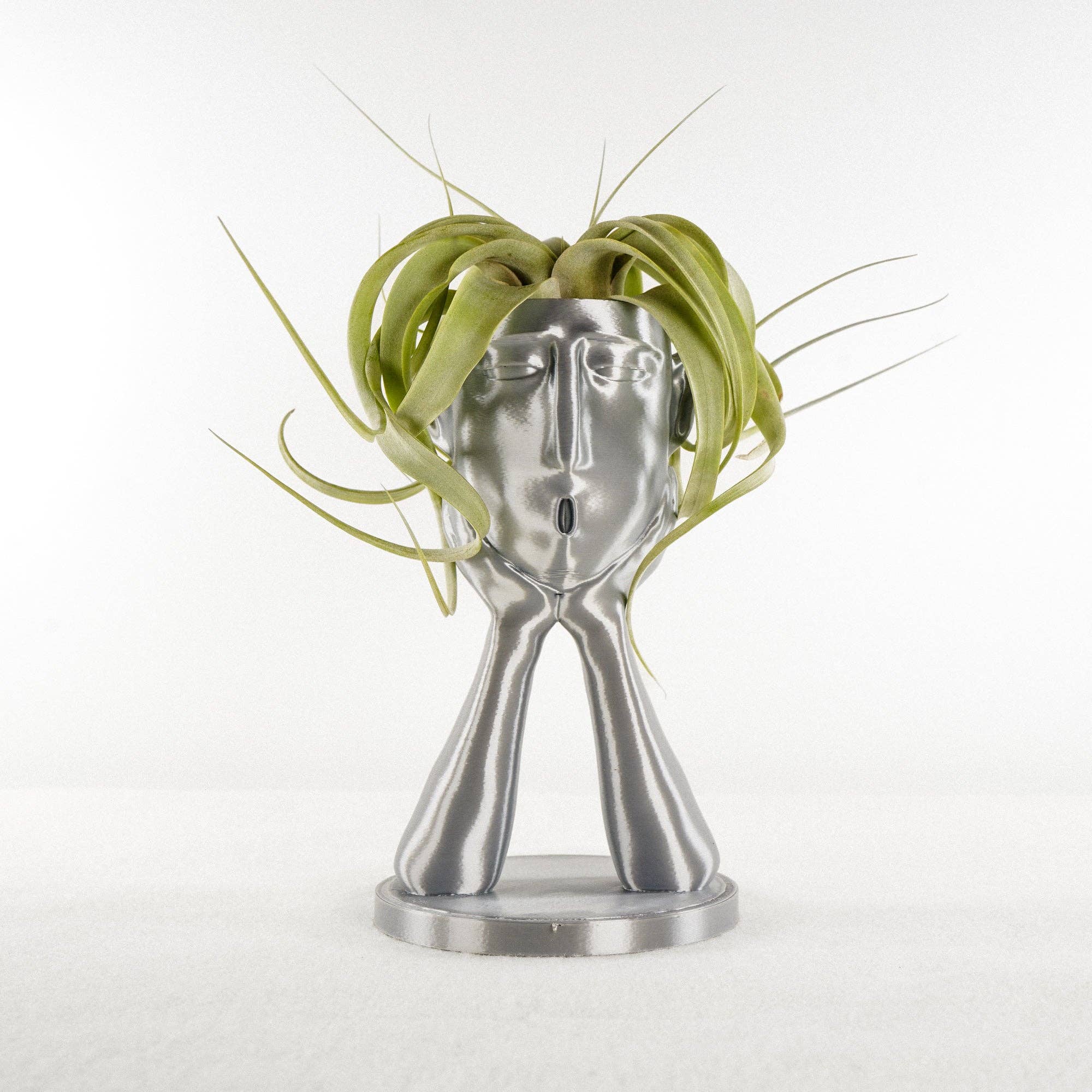 Rosebud Homegoods - Vente Pot - Support pour plantes gonflables Stonehenge, joli pot à tête, cadeau de décoration unique9