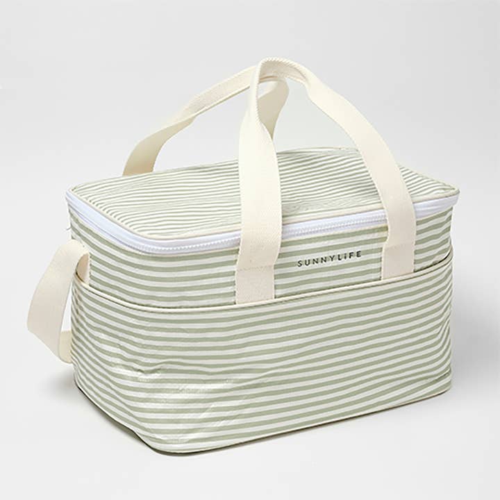 Sunnylife - Wholesale Cooler/Cooler Bag - Light Cooler Bag La Palma Sage Stripe4