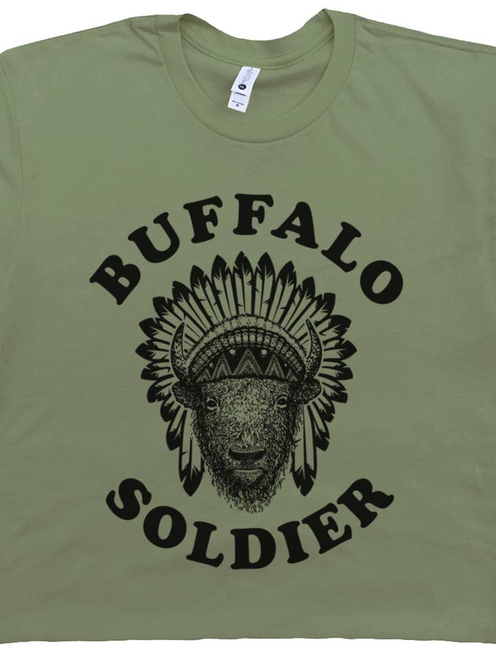 Shirtmandude Co - Wholesale Screen Printed T-Shirt - Unisex - Buffalo Soldier Reggae Shirt Bob Marley Music Cool Retro Tee