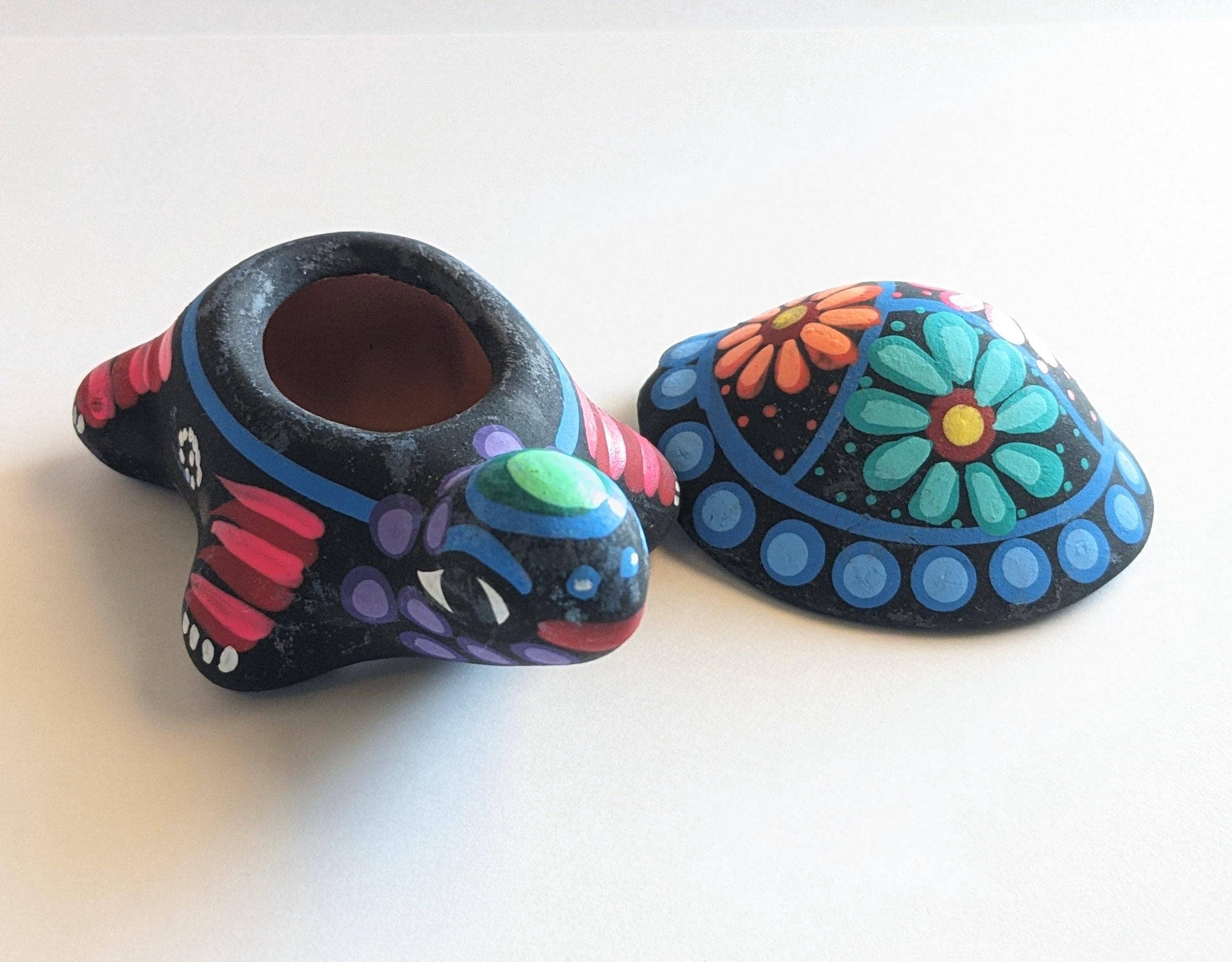 Camino TX - Wholesale Decorative Box - Mini Clay Turtle Box1