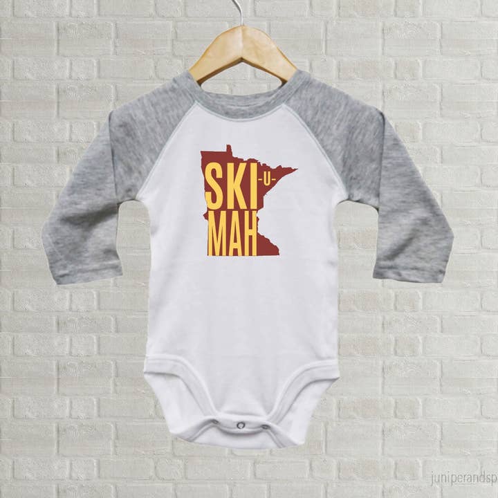Minnesota Gophers Baby Onesie - Ski U Mah for wholesale by Juniper & Spruce