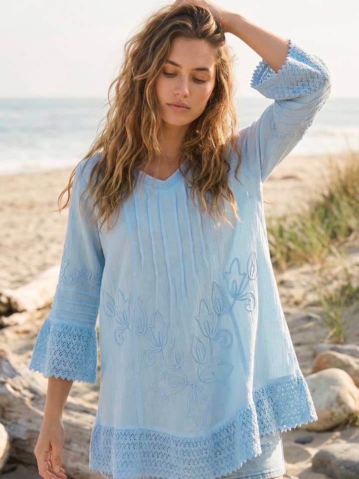 Olenka Cotton Tunic for wholesale by Gretty Zueger