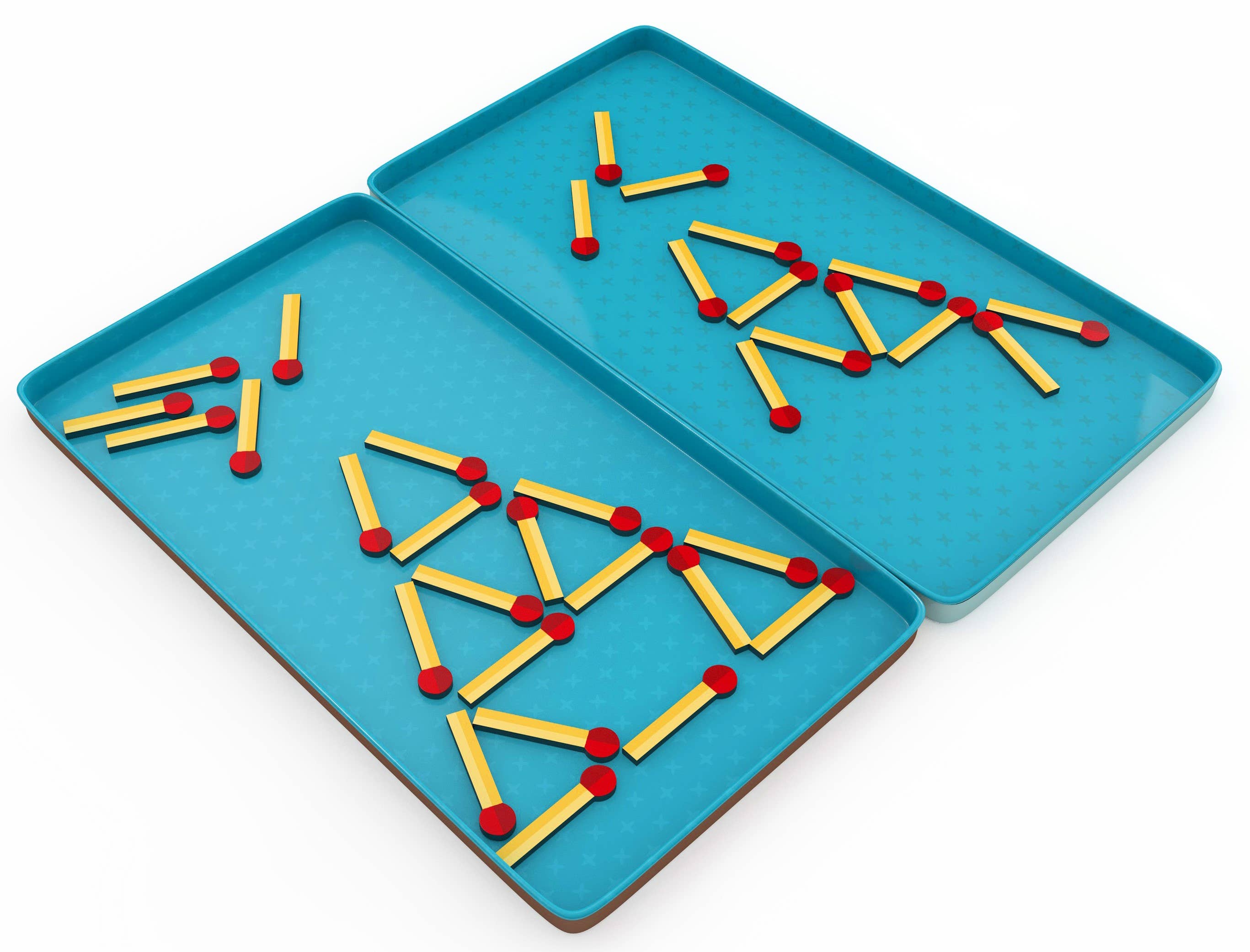 The Purple Cow America Inc. - Wholesale Puzzle - Kids - Travel Game - Match Stick Puzzles1