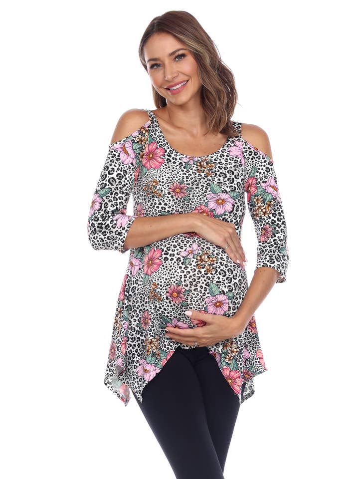 Women's & Plus Printed Maternity Cold Shoulder Tunic and other Purchase Wholesale plus size maternity. Free Returns & Net 60 Terms on Faire trending on Faire.