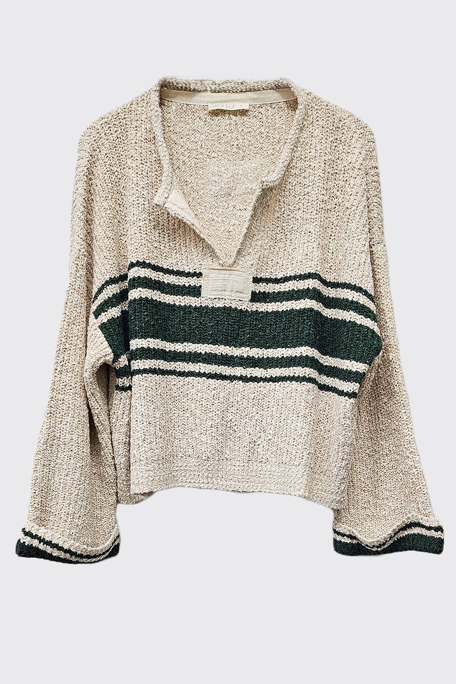 ILLA ILLA - Vente Pull en maille – femme - Pull à manches longues avec empiècements13