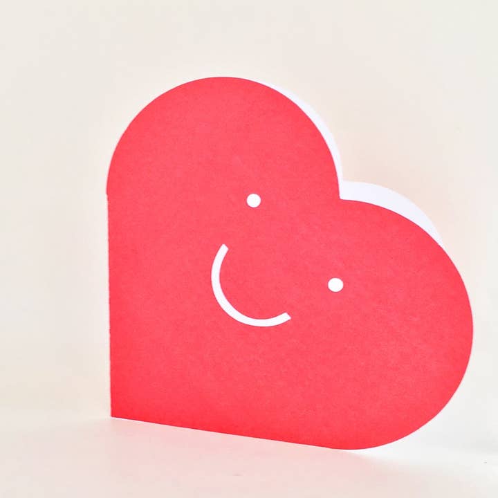 Happy heart card for wholesale by cut&make