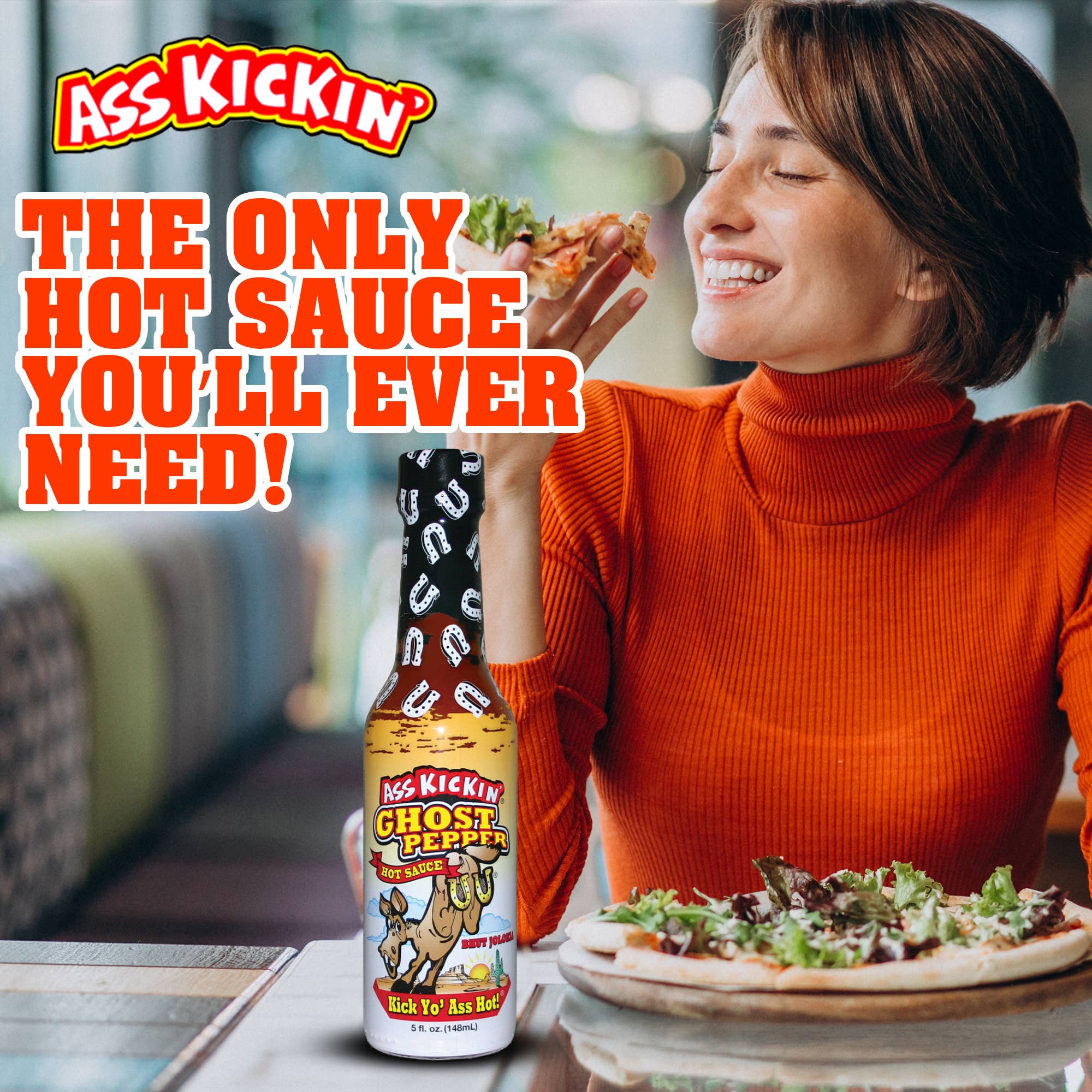 Southwest Specialty Food - Wholesale Hot Sauce - Ass Kickin’ Ghost Pepper Hot Sauce1