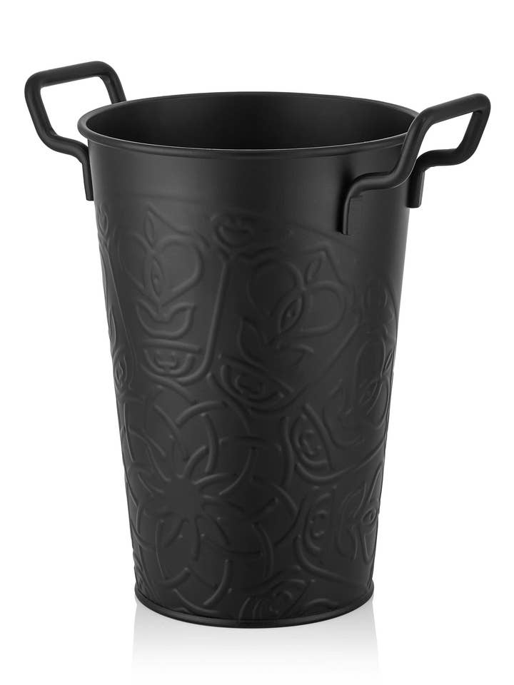 Vaso preto por atacado de Rozi