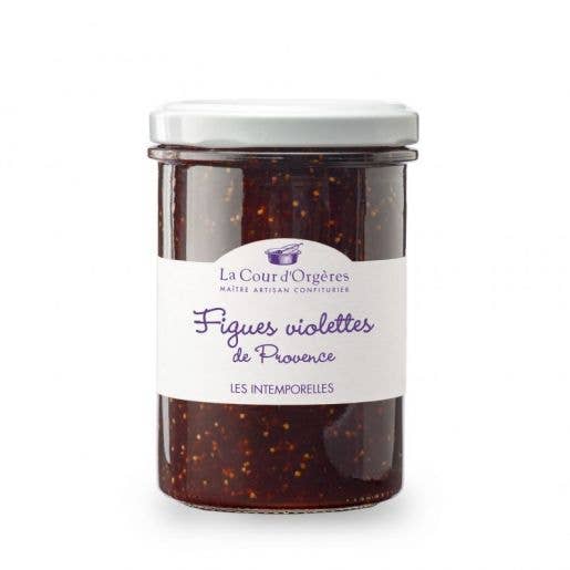 Marmellata di fichi e violette di Provenza 250g per la vendita all'ingrosso da parte di La Cour d'Orgères