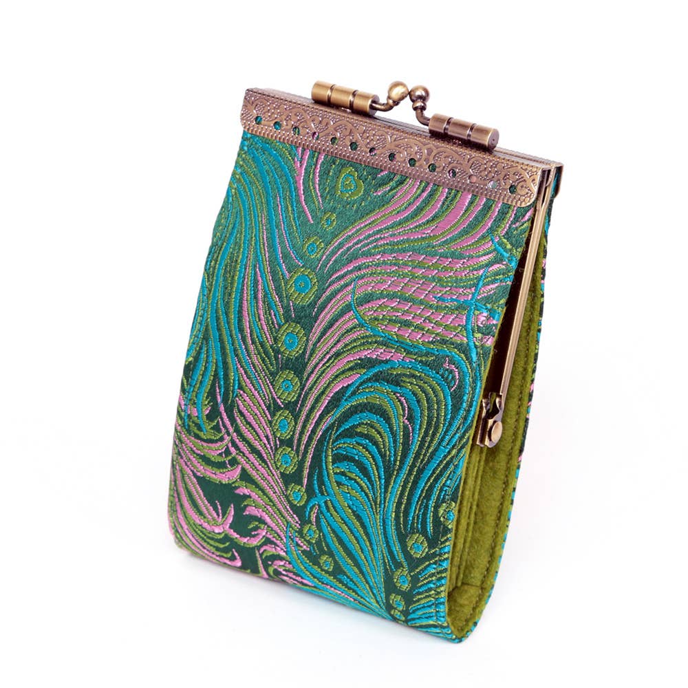 Watercolor Peacock Feather Blocking Print Passport Holder Cover Case Travel Luggage Passport Wallet Card Holder Made With Leather For Men Women Kids Family