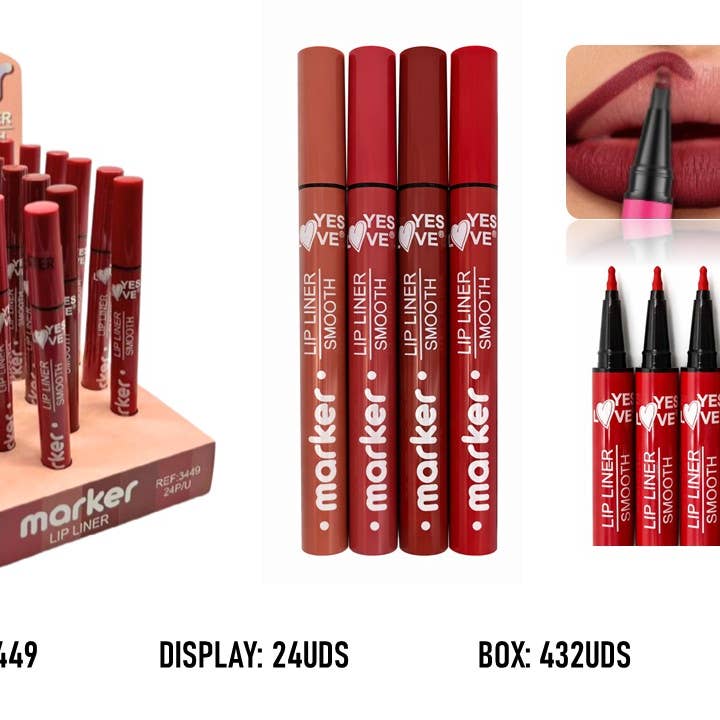 FEUTRE CONTOUR DES LÈVRES PERMANENT 24H pour la vente par Yes Love Cosmetics