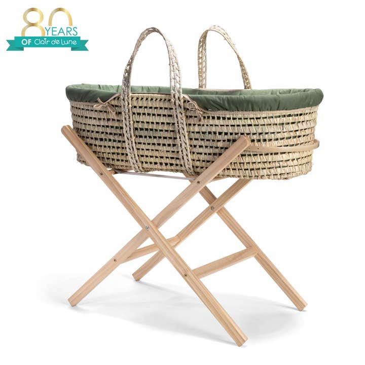 Clair De Lune – wholesale Bassinet – Baby – Organic Palm Moses Basket18