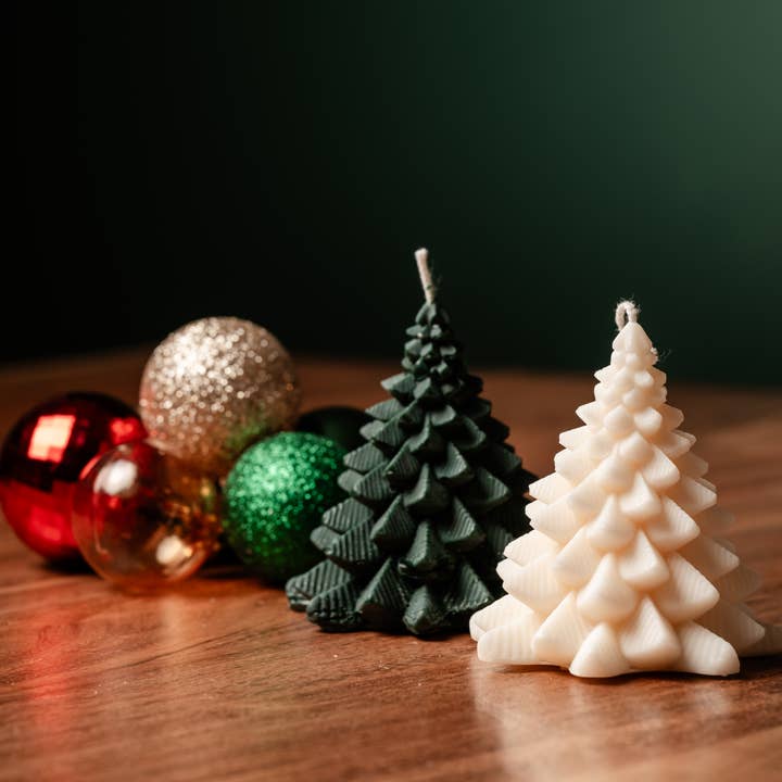 3D Christmas Tree Scented Candle - Festive Holiday Decor and other Purchase Wholesale sparkle candle. Free Returns & Net 60 Terms on Faire trending on Faire.