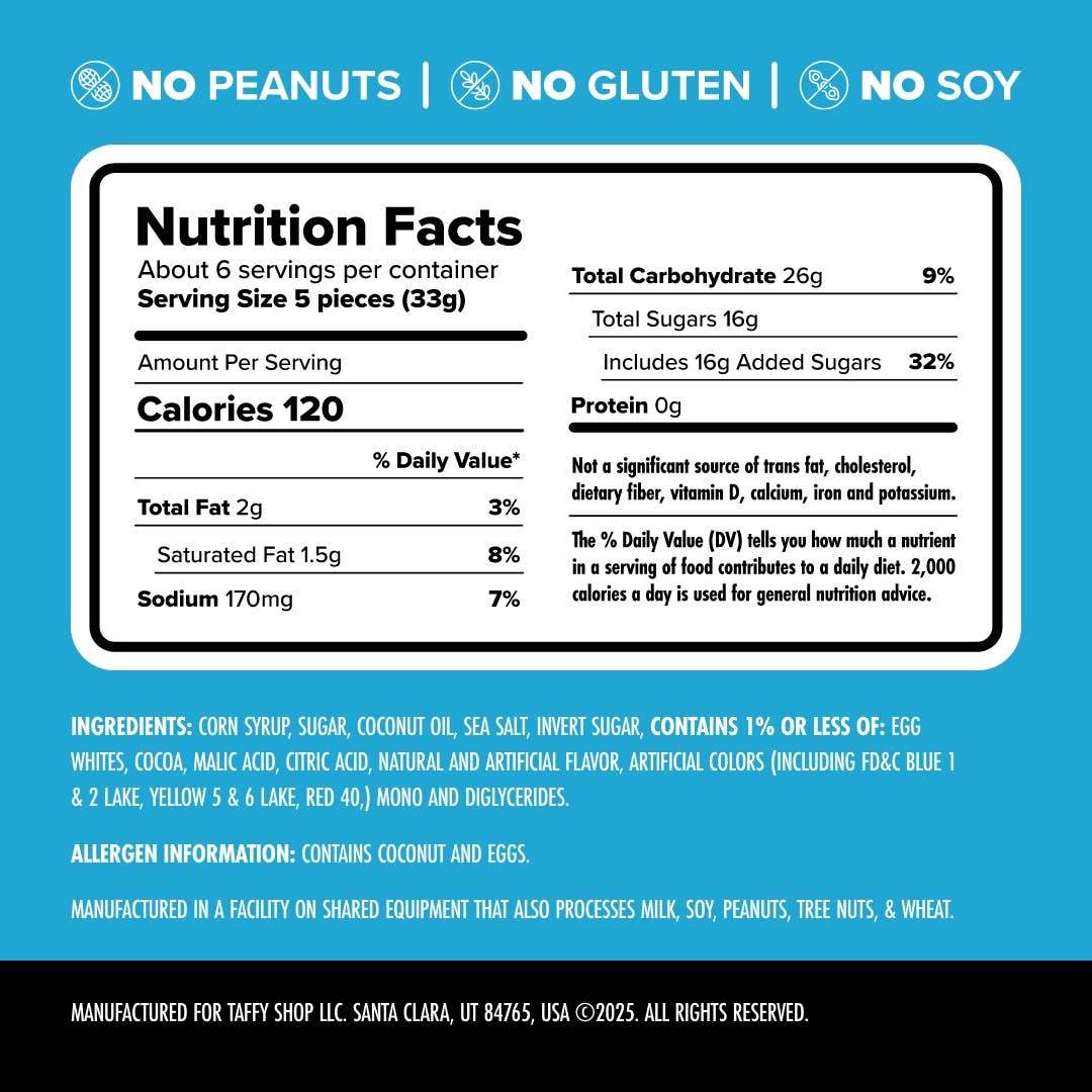 Taffy Shop – wholesale Taffy – Kid Favorites™ Taffy Bag 5