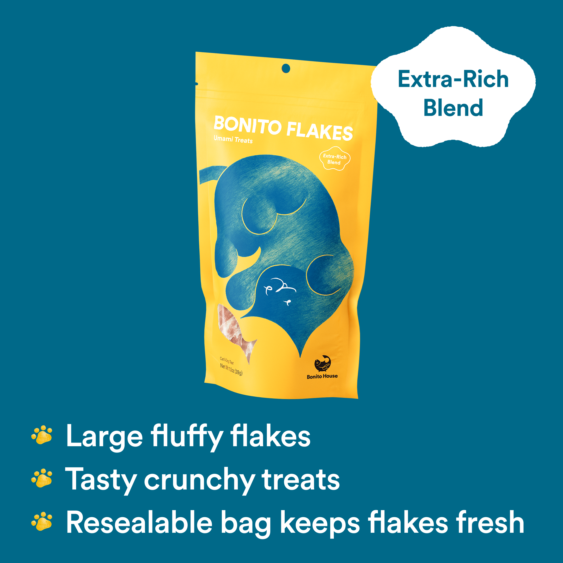 Bonito House - Wholesale Pet Treats - Cat - Umami Treats: Bonito Flakes for Cats and Dogs8