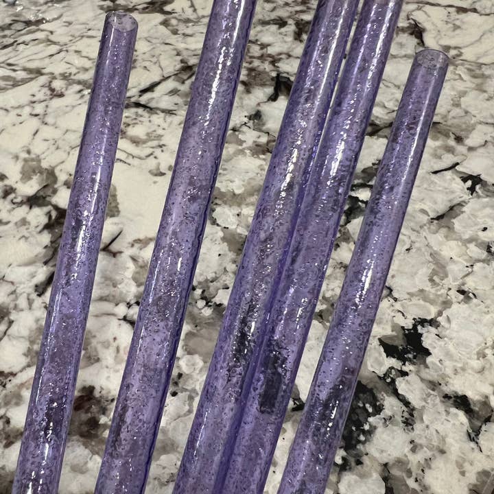 Paillettes violettes paille (gobelet 40 oz) pour la vente par Olive Lane Accessories