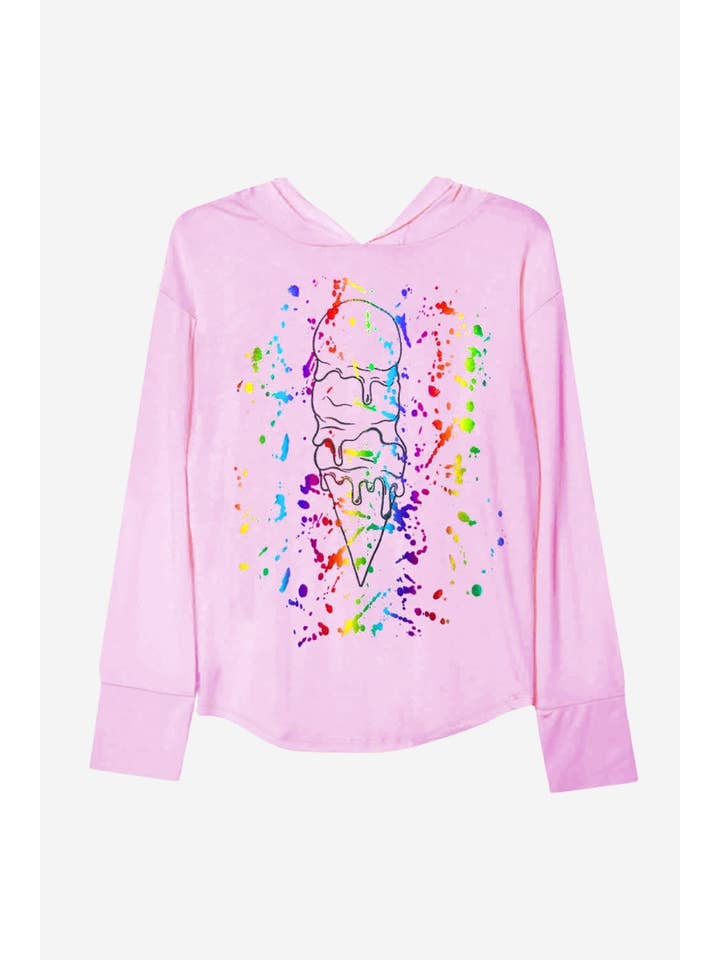 PixieLane – Großhandel Hoodie – Kinder – Modal-Strickpullover mit Kapuze und Daumenlöchern15