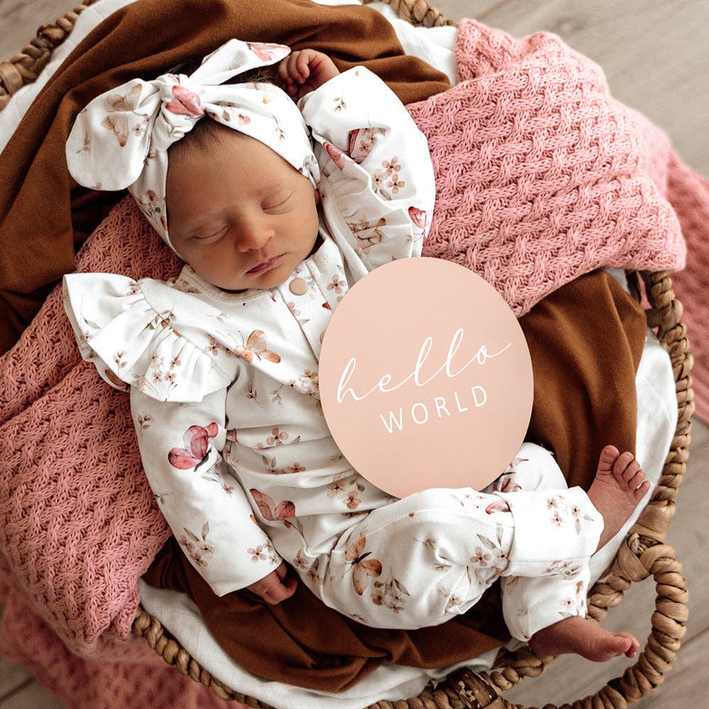 Snuggle Hunny - Vente Barboteuse – bébé - Combinaison de culture biologique Butterfly7