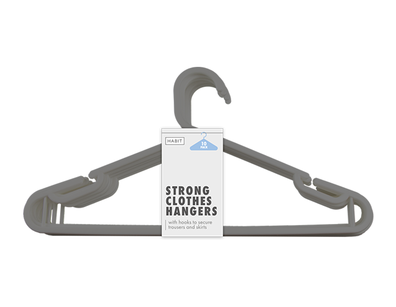 LMT-UK - Wholesale Clothes hangers - Strong Clothes Hangers 10pk - 50562838710611
