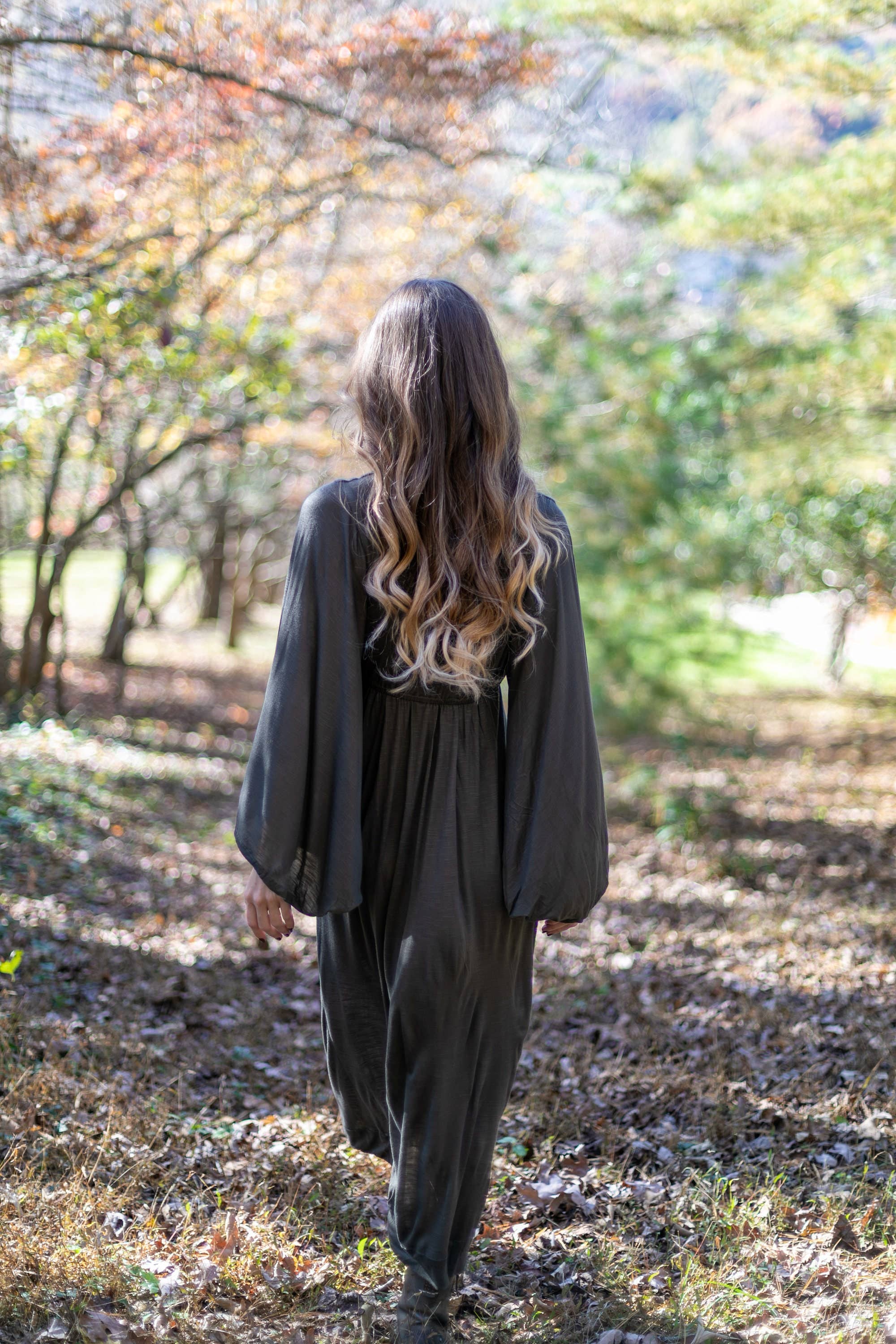 Paramita Designs - Vente Robe – femme - Robe longue déesse à manches cloche27