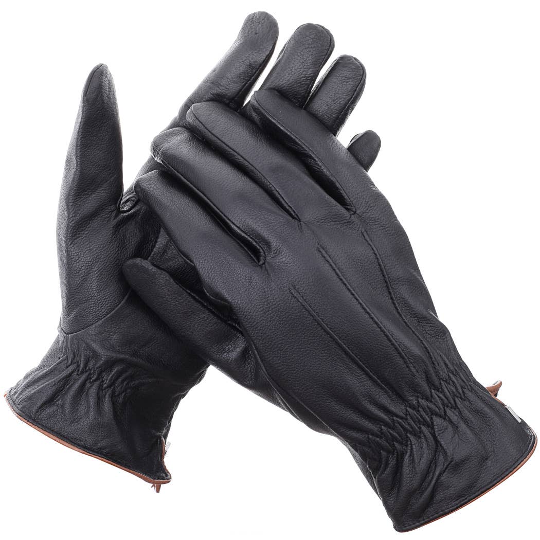 Mio Marino – Engroshandel Handsker - Herre – Ridged Læderhandsker0