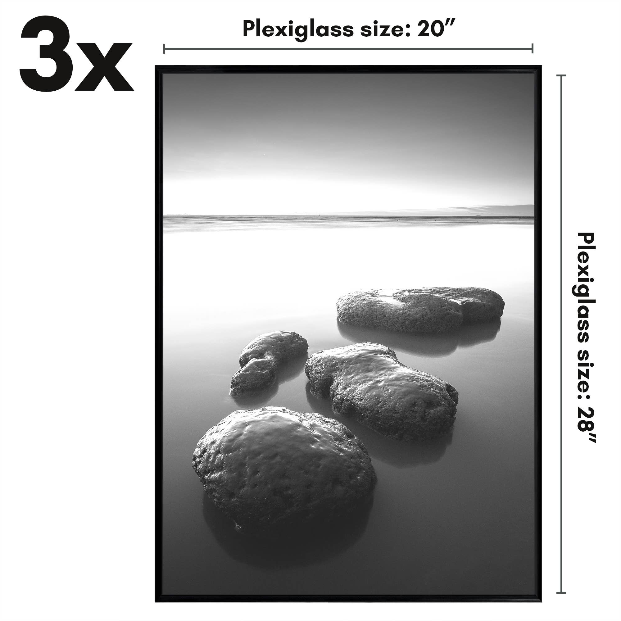 Americanflat - Wholesale Picture Frame - 3 Pack Lightweight Poster Frames41