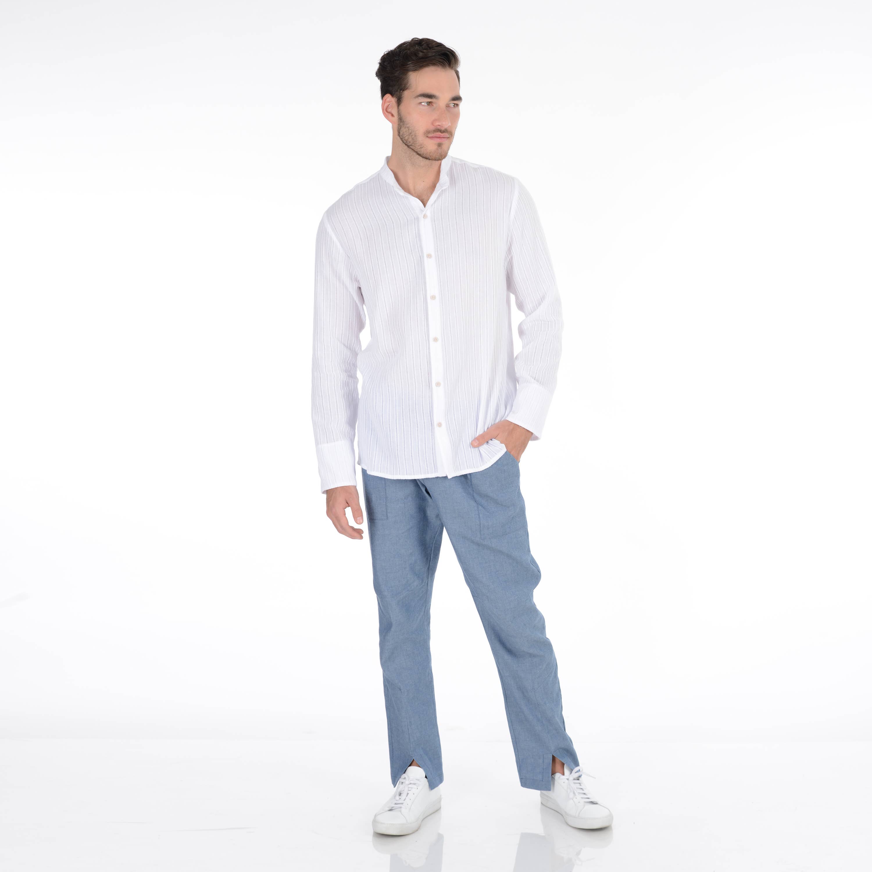 Luis Aponte - Wholesale Button Down Shirt - Men's - Fontana Top2