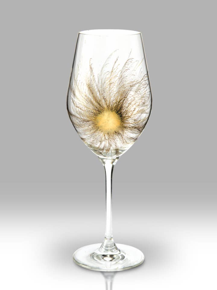 Gold Fantasia - 24 cm Wine Pair for wholesale by Nobile Glassware Ltd.
