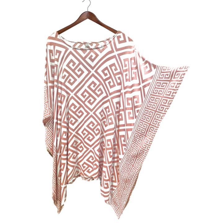 Bamboo Source Tropical Decor - Wholesale Blouse - Women's - Diagonal Women’s Top/Cover-Up - Assorted3