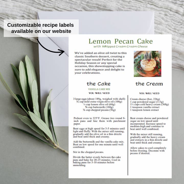 Flour & Olive - Wholesale Cake Mix - Wholesale Vanilla Olive Oil Cake Mix6